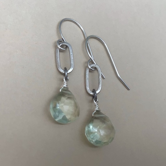 Sundance charm Natural Prasiolite Earrings - Picture 9 of 13